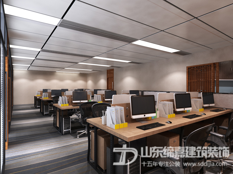 濟南辦公室裝修的實用隔斷方法，如何有效利用空間